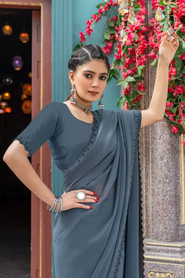 Leelavati_Embellished_Bollywood_Chiffon_Saree_Grey