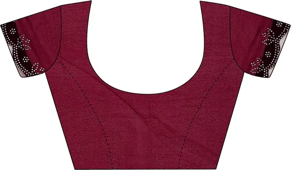 Leelavati_Embellished_Bollywood_Chiffon_Saree_Maroon