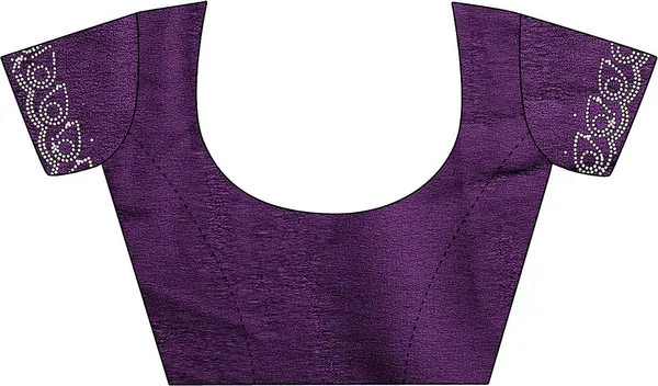 Leelavati_Embellished_Bollywood_Chiffon_Saree_Purple