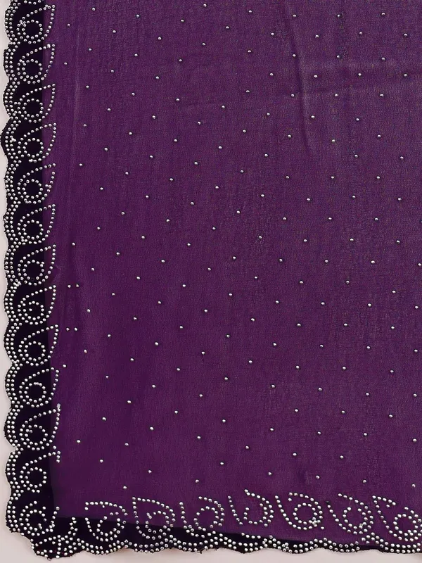 Leelavati_Embellished_Bollywood_Chiffon_Saree_Purple