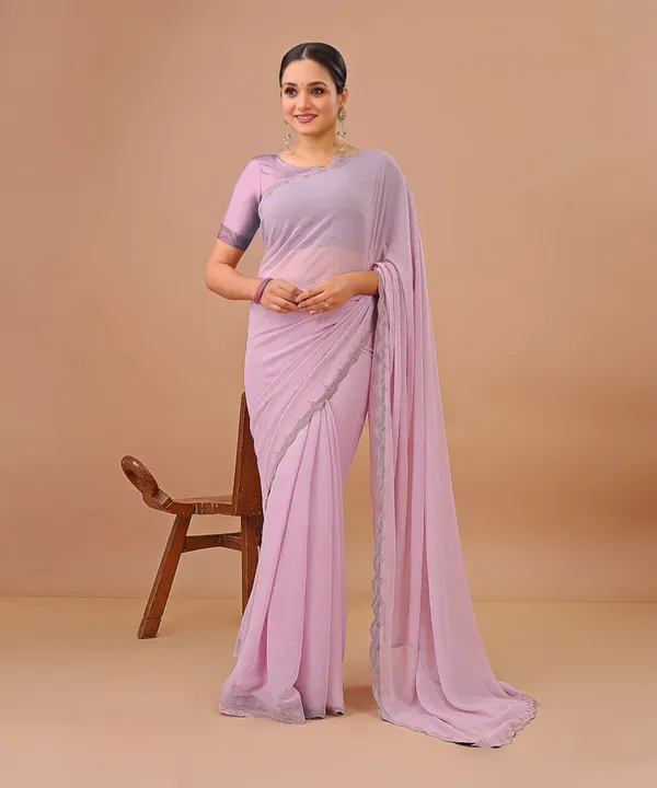 Leelavati_Embellished_Bollywood_Chiffon_Saree_Pink