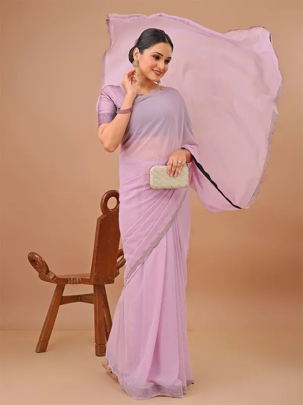 Leelavati_Embellished_Bollywood_Chiffon_Saree_Pink