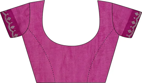 Leelavati_Embellished_Banarasi_Organza_Saree_Magenta