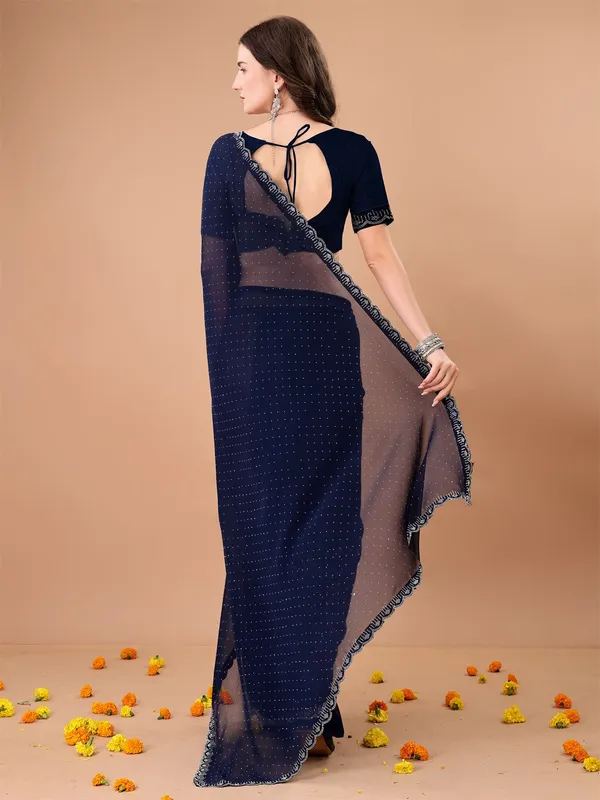 Leelavati_Embroidered_Embellished_Bollywood_Georgette_Saree_Dark_Blue