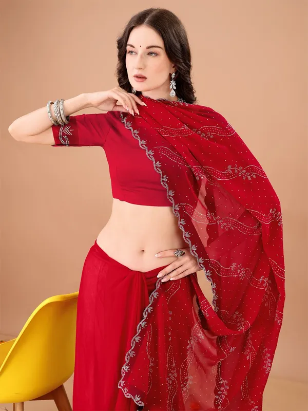 Leelavati_Embroidered_Embellished_Bollywood_Georgette_Saree_Red