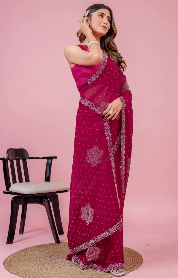 Leelavati_Embroidered_Embellished_Bollywood_Georgette_Saree_Pink