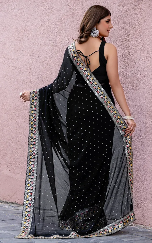 Leelavati_Embellished_Embroidered_Woven_Bollywood_Georgette_Saree_Black