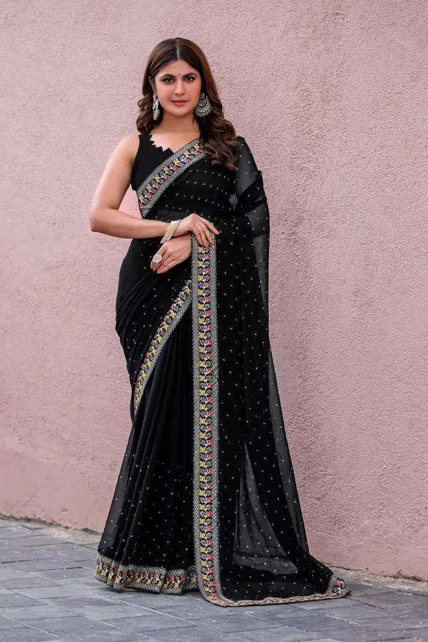 Leelavati_Embellished_Embroidered_Woven_Bollywood_Georgette_Saree_Black