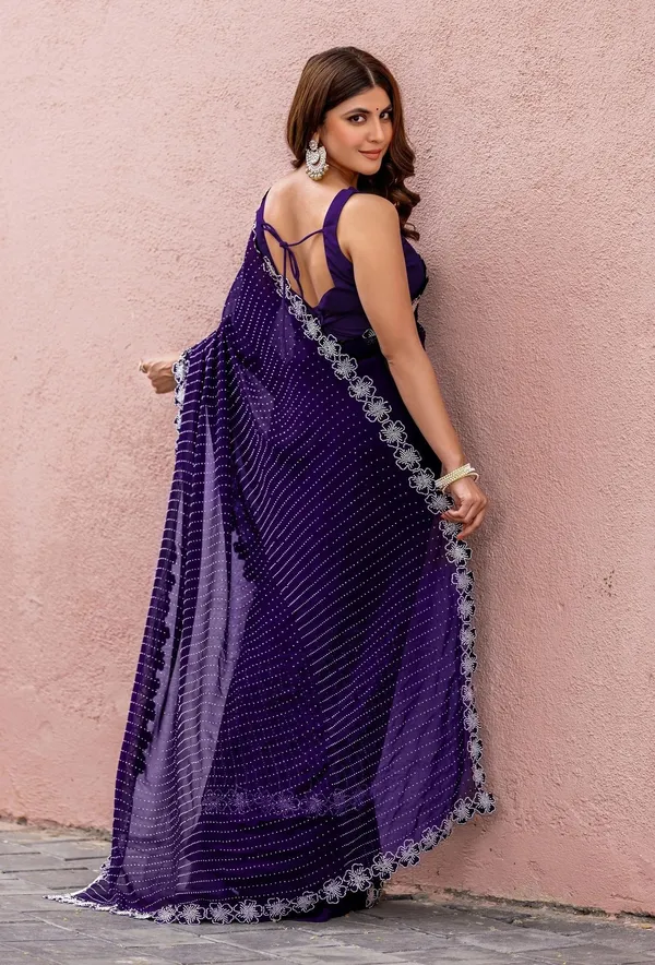 Leelavati_Embroidered_Embellished_Bollywood_Georgette_Saree_Purple
