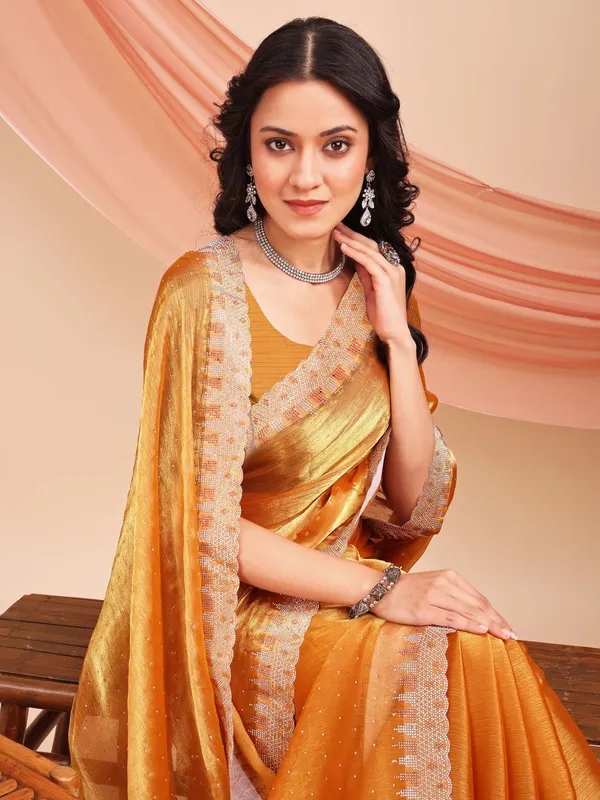 Leelavati_Embroidered_Embellished_Bollywood_Jimmy_Jimmy_Saree_Orange