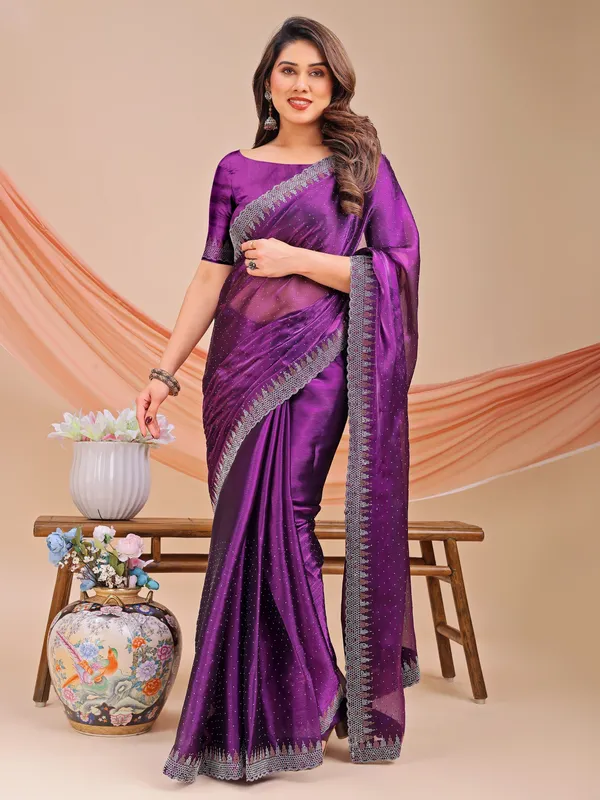 Leelavati_Embellished_Bollywood_Jimmy_Jimmy_Saree_Purple