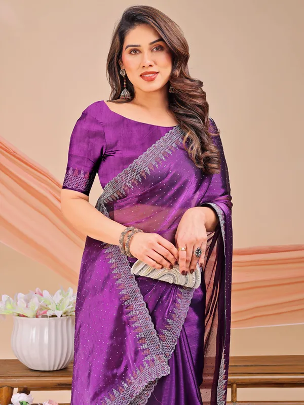 Leelavati_Embellished_Bollywood_Jimmy_Jimmy_Saree_Purple