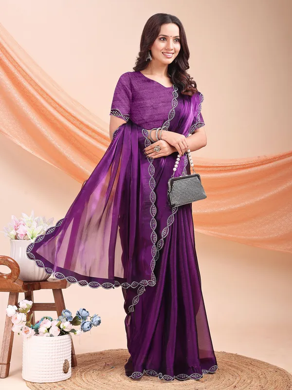 Leelavati_Embellished_Bollywood_Jimmy_Jimmy_Saree_Purple