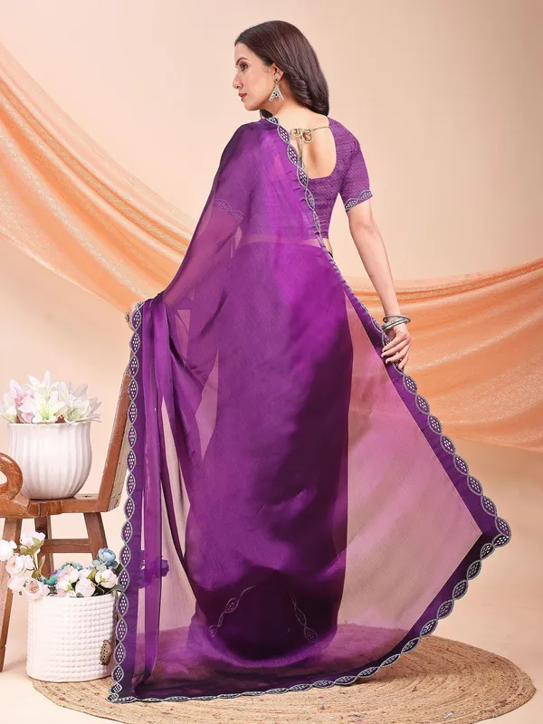 Leelavati_Embellished_Bollywood_Jimmy_Jimmy_Saree_Purple