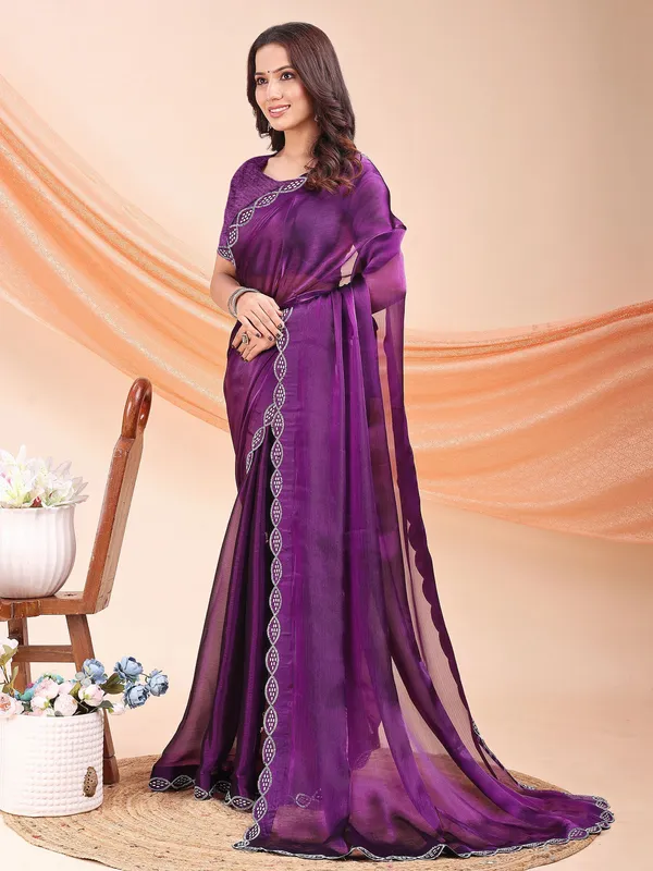 Leelavati_Embellished_Bollywood_Jimmy_Jimmy_Saree_Purple