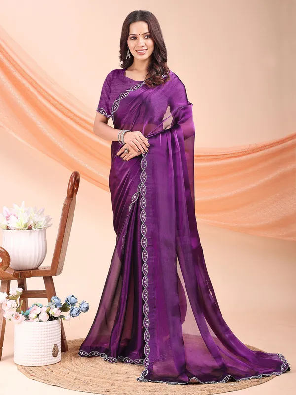 Leelavati_Embellished_Bollywood_Jimmy_Jimmy_Saree_Purple