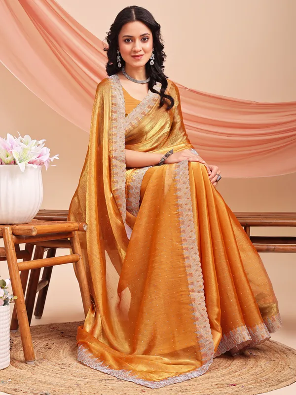 Leelavati_Embellished_Bollywood_Jimmy_Jimmy_Saree_Orange