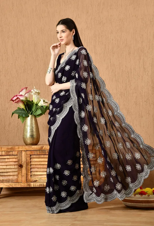 Leelavati_Embroidered_Embellished_Bollywood_Georgette_Saree_Dark_Blue
