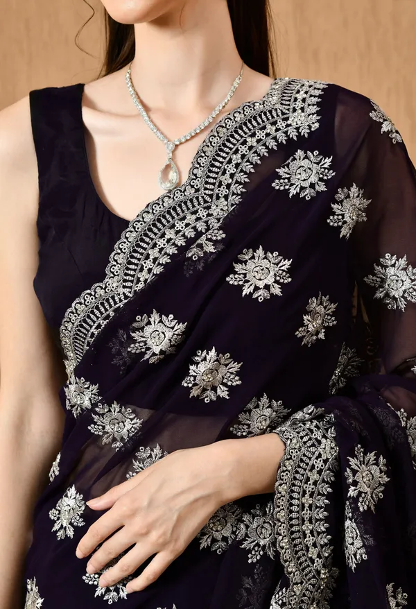 Leelavati_Embroidered_Embellished_Bollywood_Georgette_Saree_Dark_Blue