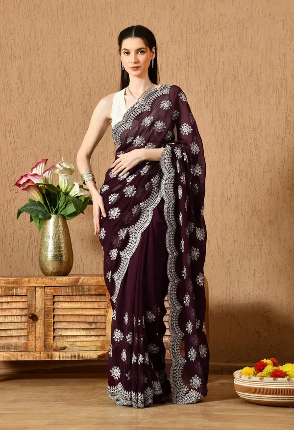 Leelavati_Embroidered_Embellished_Bollywood_Georgette_Saree_Purple
