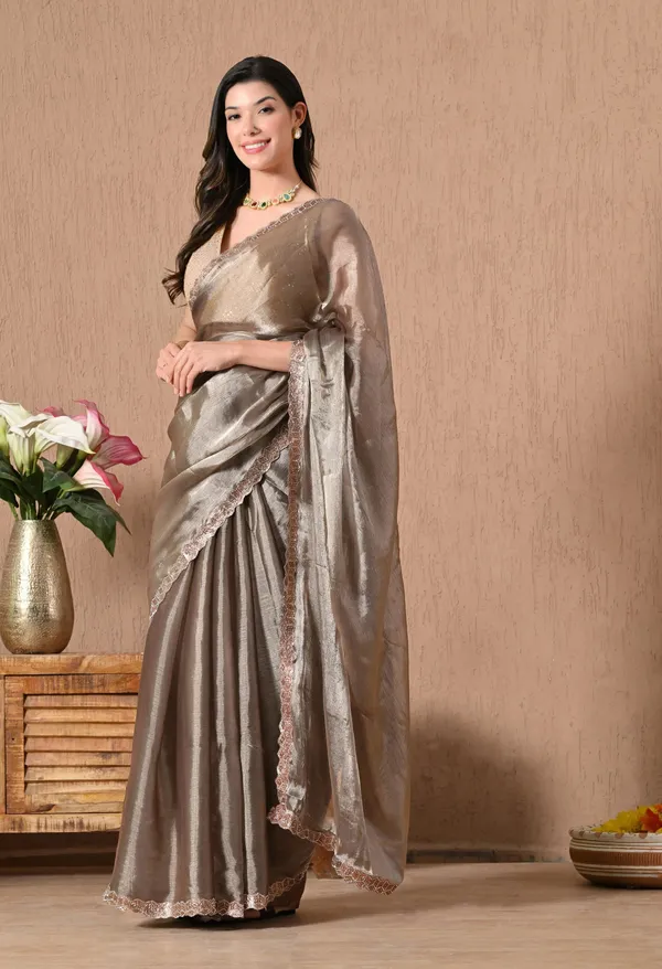 Leelavati_Embellished_Bollywood_Jimmy_Jimmy_Saree_Brown