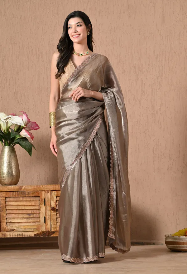 Leelavati_Embellished_Bollywood_Jimmy_Jimmy_Saree_Brown