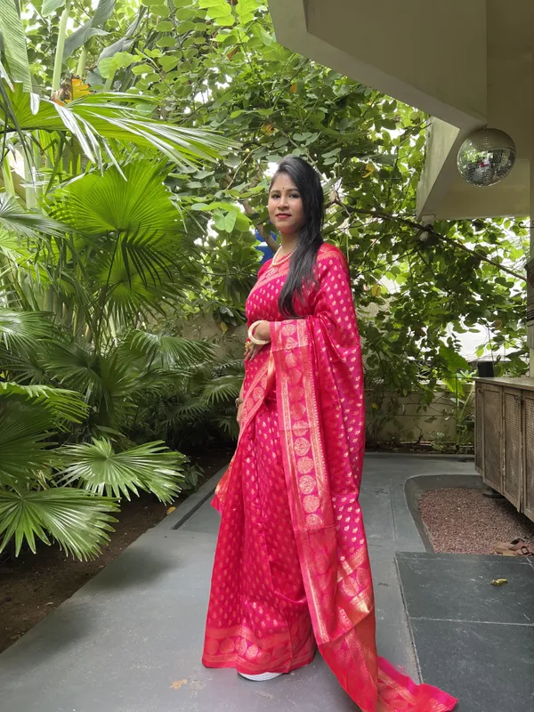 Leelavati_Woven_Self_Design_Kanjivaram_Pure_Silk_Jacquard_Saree_Pink