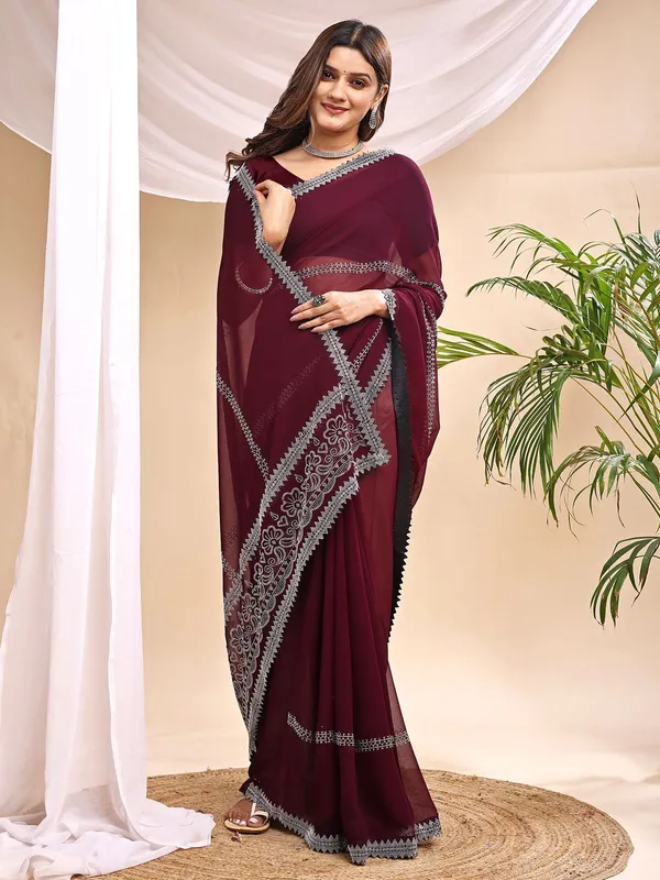 Leelavati_Embroidered_Embellished_Bollywood_Georgette_Saree_Dark_Blue