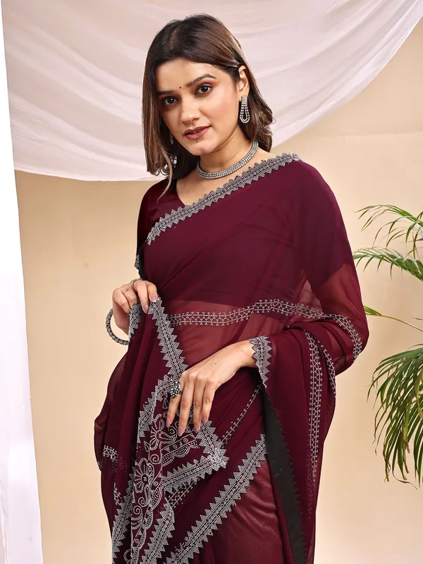 Leelavati_Embroidered_Embellished_Bollywood_Georgette_Saree_Dark_Blue