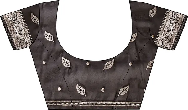 Leelavati_Embroidered_Embellished_Bollywood_Georgette_Saree_Black
