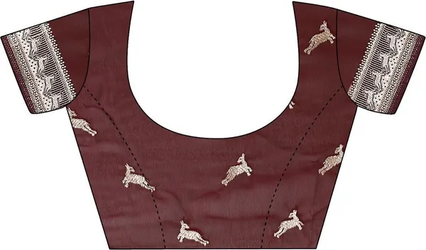 Leelavati_Embroidered_Embellished_Bollywood_Georgette_Saree_Maroon