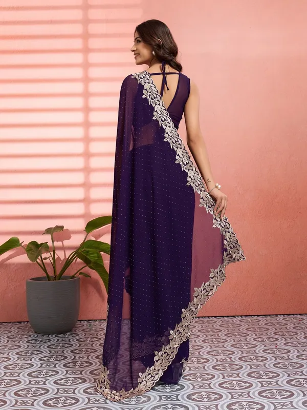 Leelavati_Embellished_Embroidered_Bollywood_Chiffon_Saree_Purple