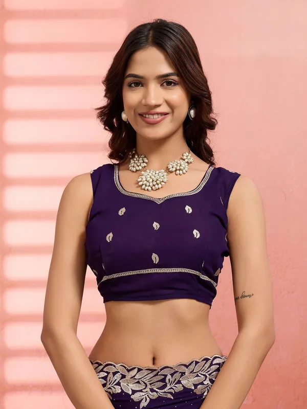 Leelavati_Embellished_Embroidered_Bollywood_Chiffon_Saree_Purple