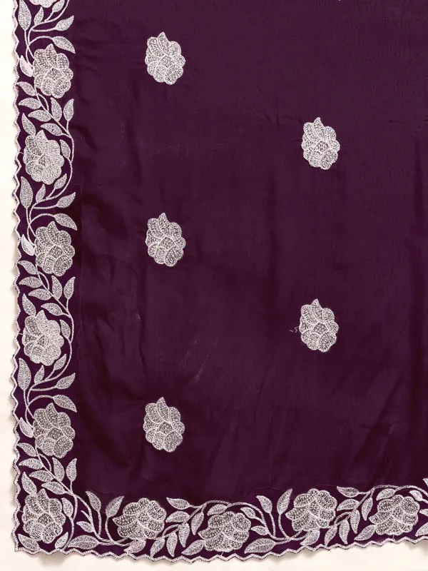 Leelavati_Embellished_Embroidered_Bollywood_Chiffon_Saree_Black