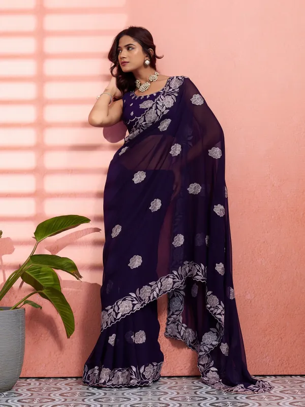 Leelavati_Embellished,_Embroidered_Bollywood_Chiffon_Saree_(Black)