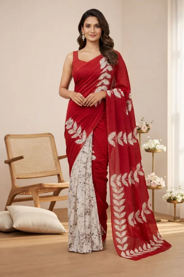 Leelavati_Printed_Ikkat_Pure_Cotton_Saree_Multicolor