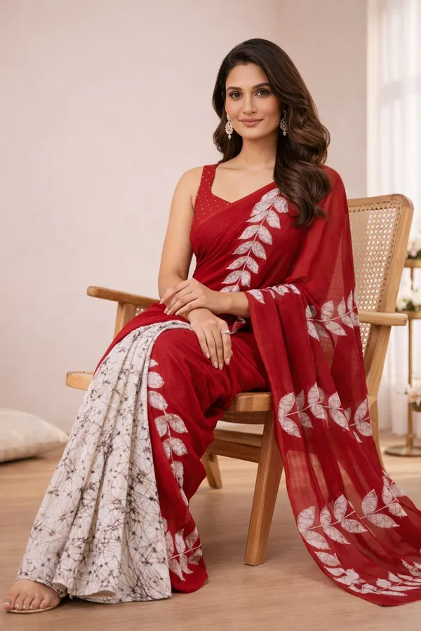 Leelavati_Printed_Ikkat_Pure_Cotton_Saree_Multicolor