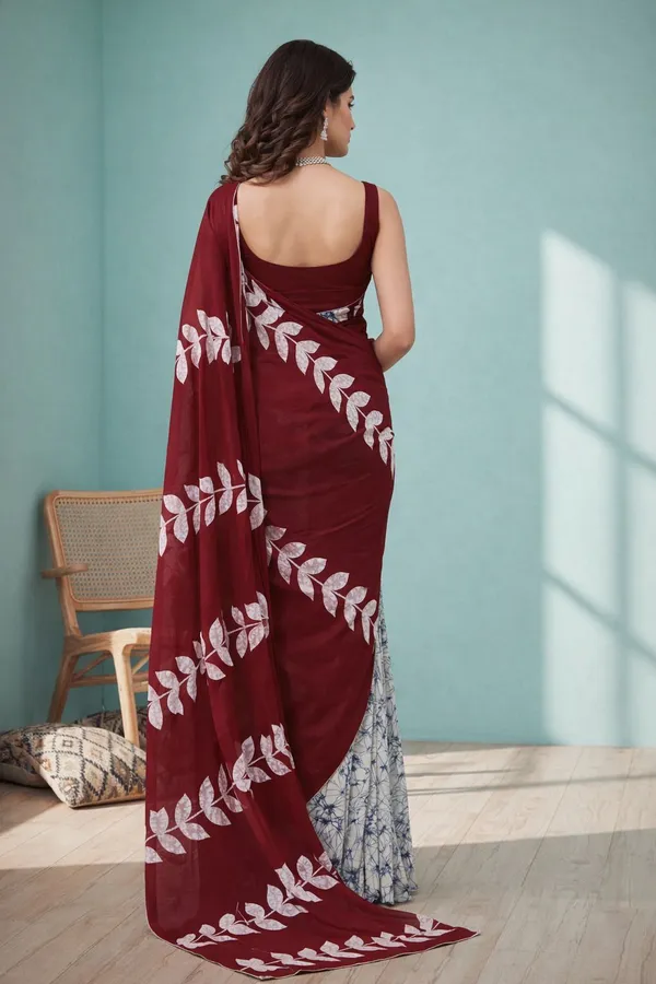 Leelavati_Printed_Ikkat_Pure_Cotton_Saree_Maroon