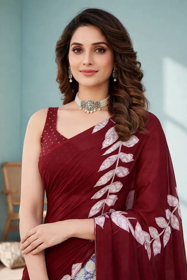 Leelavati_Printed_Ikkat_Pure_Cotton_Saree_Maroon