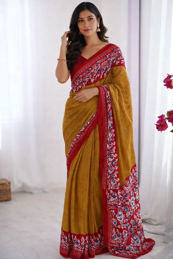 Leelavati_Printed_Ikkat_Pure_Cotton_Saree_Multicolor