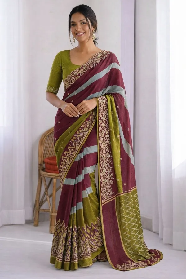Leelavati_Printed_Ikkat_Pure_Cotton_Saree_Light_Green