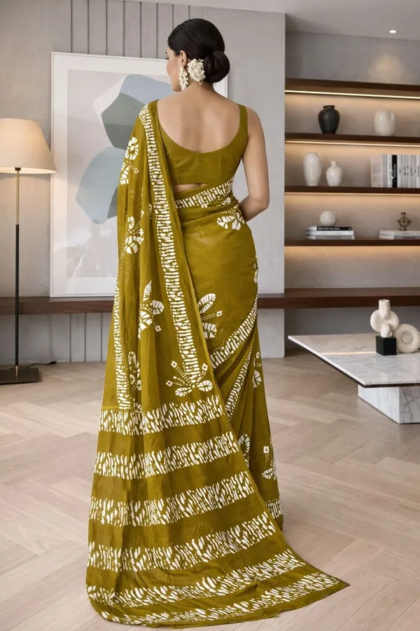 Leelavati_Printed_Ikkat_Pure_Cotton_Saree_Light_Green