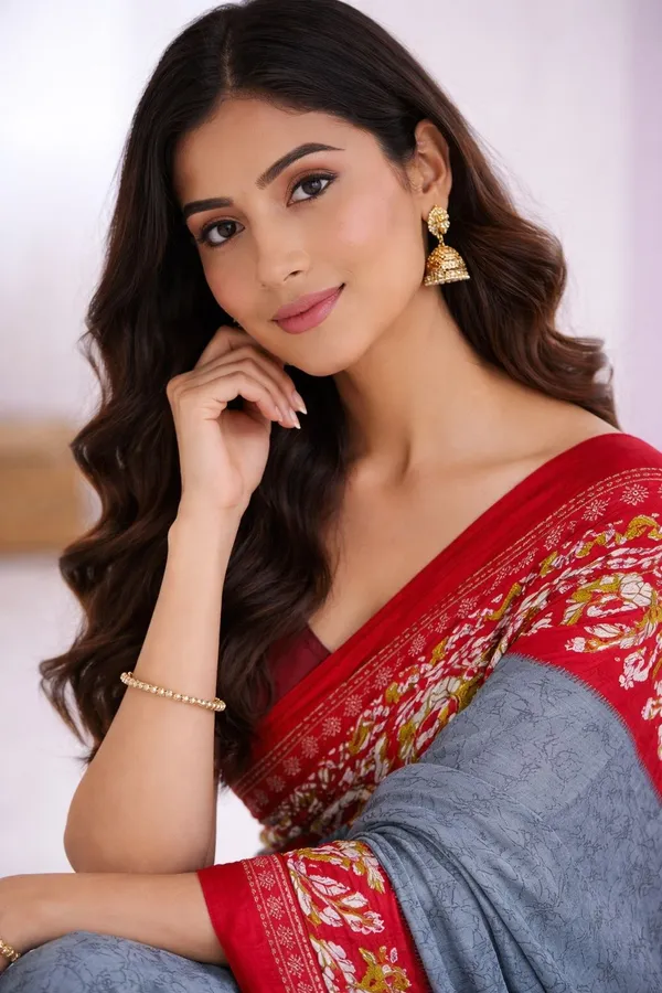 Leelavati_Printed_Ikkat_Pure_Cotton_Saree_Grey