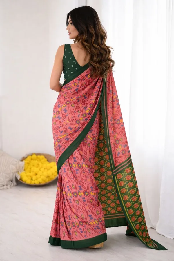 Leelavati_Printed_Ikkat_Pure_Cotton_Saree_Multicolor