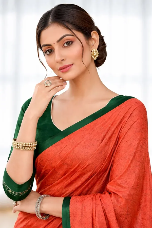 Leelavati_Printed_Ikkat_Pure_Cotton_Saree_Orange