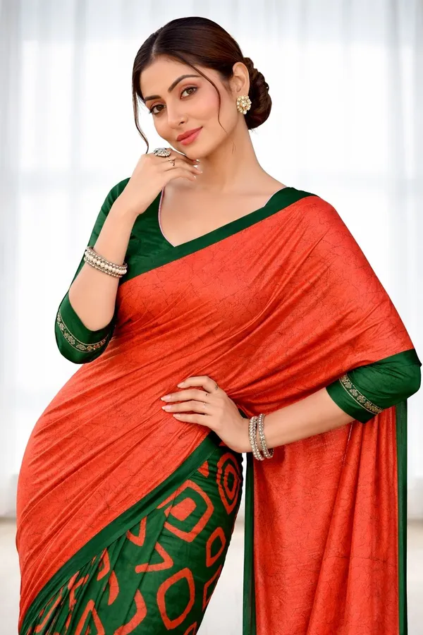 Leelavati_Printed_Ikkat_Pure_Cotton_Saree_Orange