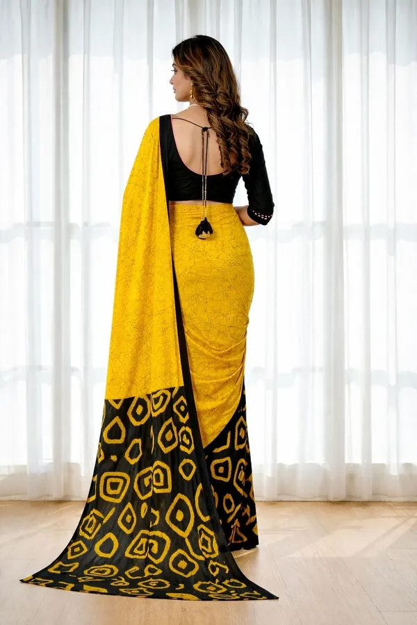 Leelavati_Printed_Ikkat_Pure_Cotton_Saree_Yellow