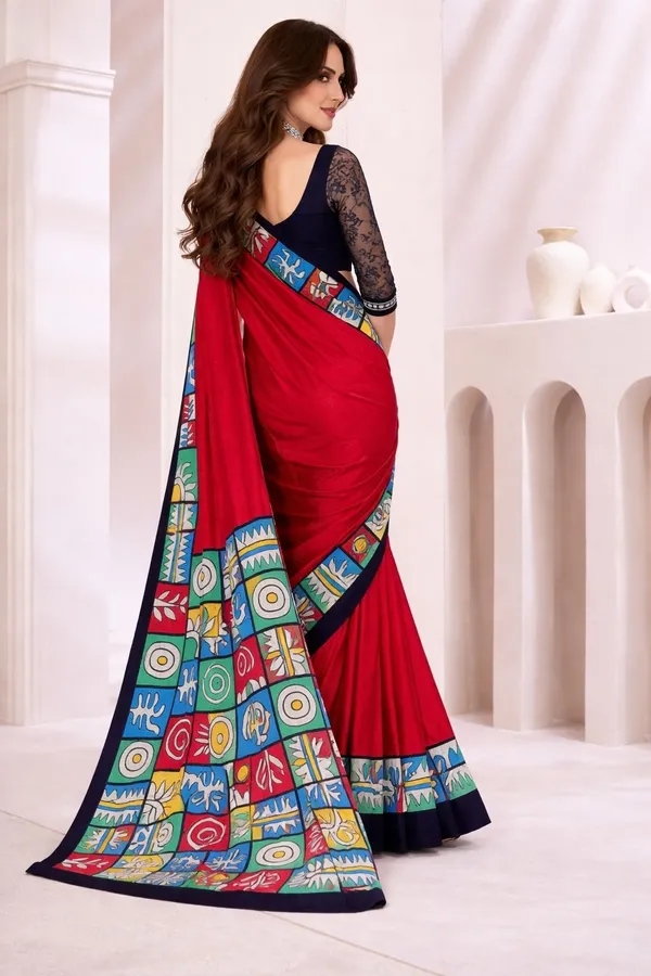 Leelavati_Printed_Ikkat_Pure_Cotton_Saree_Pink