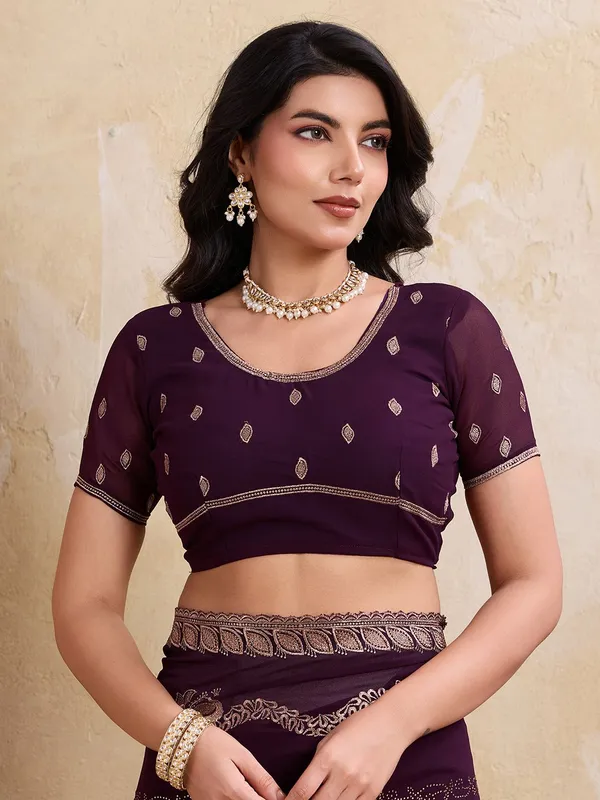 Leelavati_Embellished_Embroidered_Bollywood_Chiffon_Saree_Purple