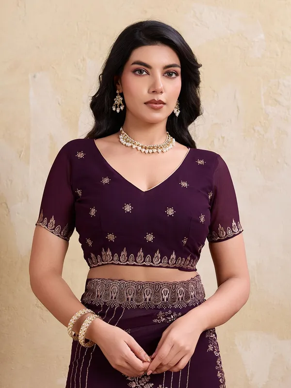 Leelavati_Embellished_Embroidered_Bollywood_Chiffon_Saree_Purple